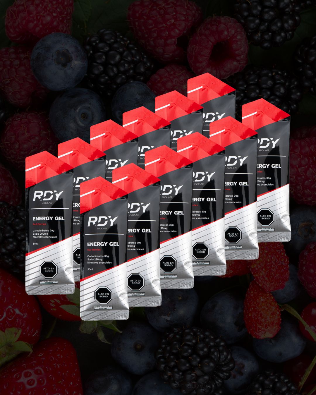 GEL RED BERRIES - BOX 12 UNID