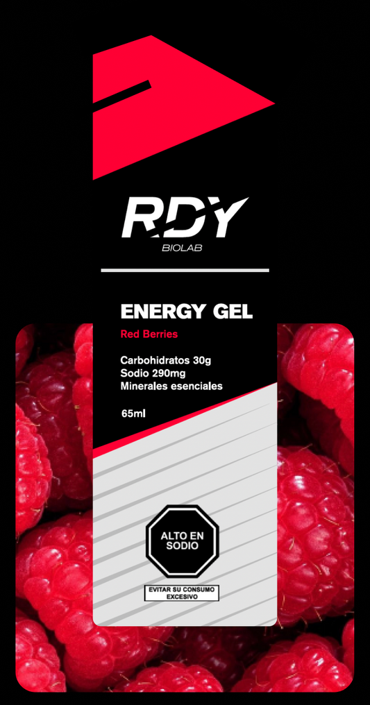 RDY Energy Gel Red Berries - Sachet 1 unid