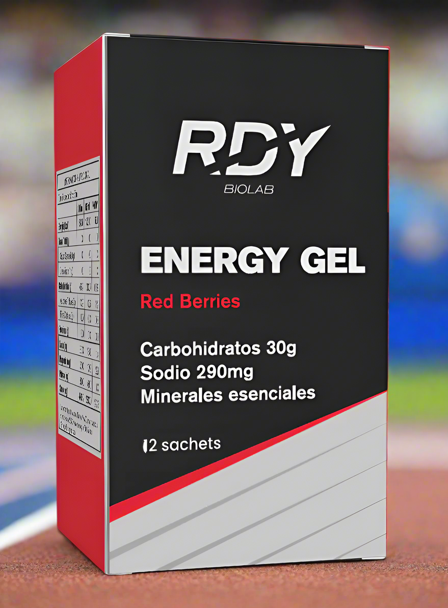 RDY Energy Gel Red Berries - Box 12 unid